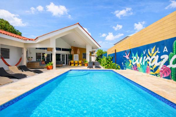 Villa Curazon met privézwembad vlakbij het strand!, Varaa Villa Jan Thiel Willemstad