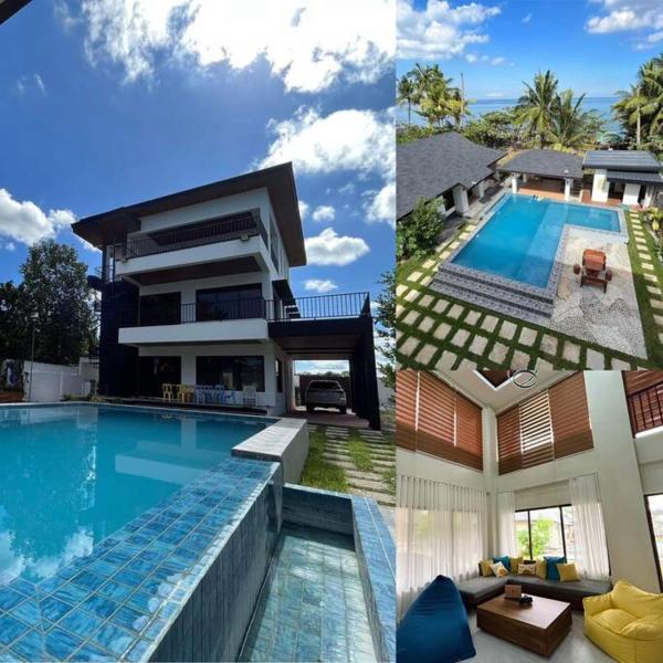 3 Storey Beachfront Villa with Pool by JCV, Varaa  Nasugbu 