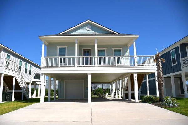 New Sunny Villa-1 Block From Beach, Varaa  Galveston Houston