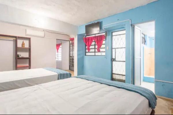 Espaciosa habitación comoda, Varaa  Banco Playa Cozumel