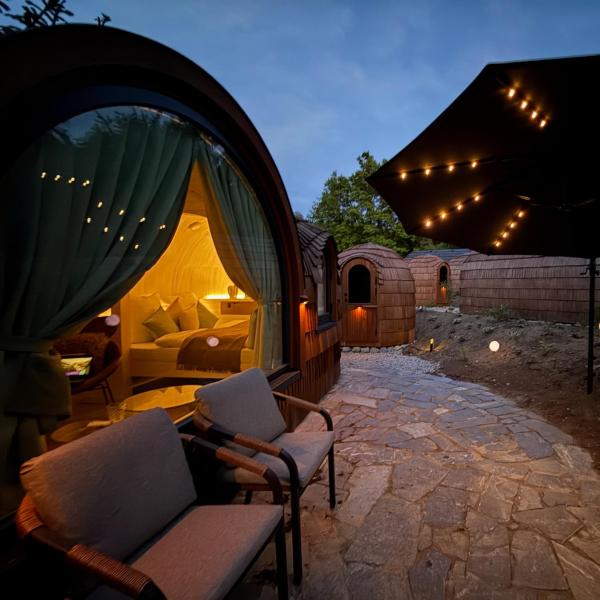 NEU Feinzeit Chalet mit privater Sauna, Varaa Mökki Frensdorf Upper Franconia