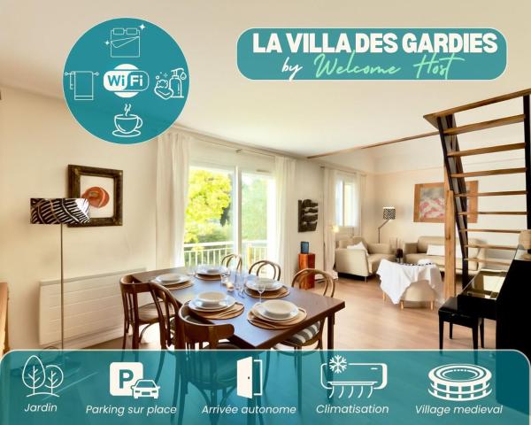 La Villa des Gardies, Charme Médiéval, Varaa  Vezenobres Gard