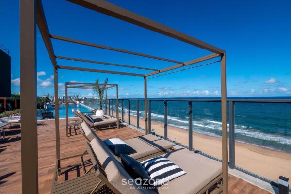Prédio à beira-mar c/ Piscina e academia - ARUs, Varaa  Bahia hotellit, joissa on uima-allas, Uima-allas