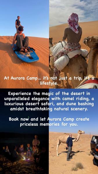 Aurora desert camp, Varaa  Hotellit Al Sharqiyah uima-altaalla, Uima-allas