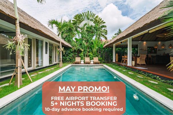 Tropical 4BR Villa in Quiet Babakan Near Berawa, Varaa  Bali hotellit, joissa on uima-allas, Uima-allas