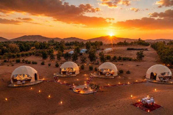 Luxury Sahara Desert Dome Camp Erg Chebbi Merzouga, Varaa  Merzouga 