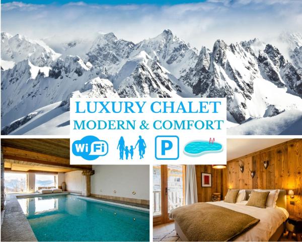 NEW Luxury Chalet Sapins - PRIVATE POOL- Mountains VIEW - Family & Comfort - SPECIAL LAUNCH OFFER, Varaa Mökki Sainte-Foy-Tarentaise Tarentaise Valley