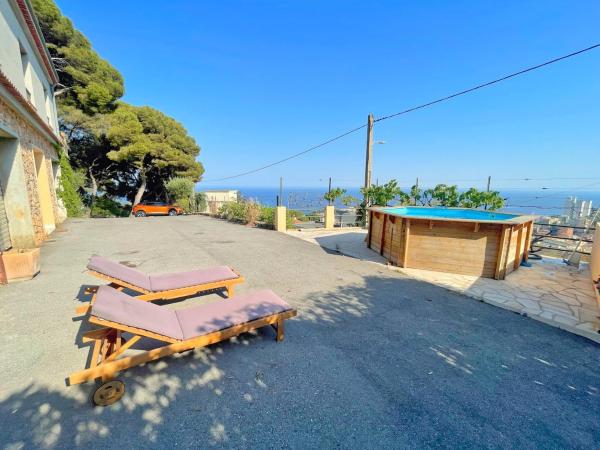 Panoramic View Villa Swimming Pool, Varaa  Beausoleil Monaco