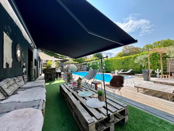 La Villa dElodibiZa, 45mn de Paris en train avec piscine, Varaa  Écuelles Ile de France