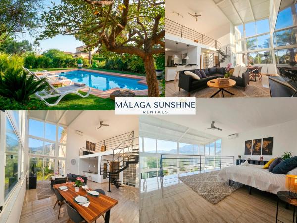 Malaga Sunshine Rentals - Villa Buenavista - El Higuerón I, Varaa  Hotellit Costa del Sol pysäköinnillä, Pysäköinti
