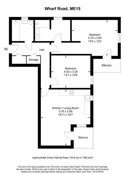 The Roost Group - 2 Bed Riverside Apartments, Varaa Huoneisto Maidstone 