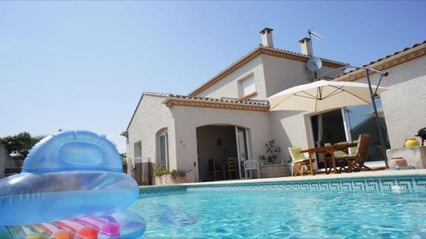 AGENCE JF IMMO - Villa spacieuse 8 pers avec piscine privée proche des plages V0475, Varaa  Hotellit Canal du Midi uima-altaalla, Uima-allas